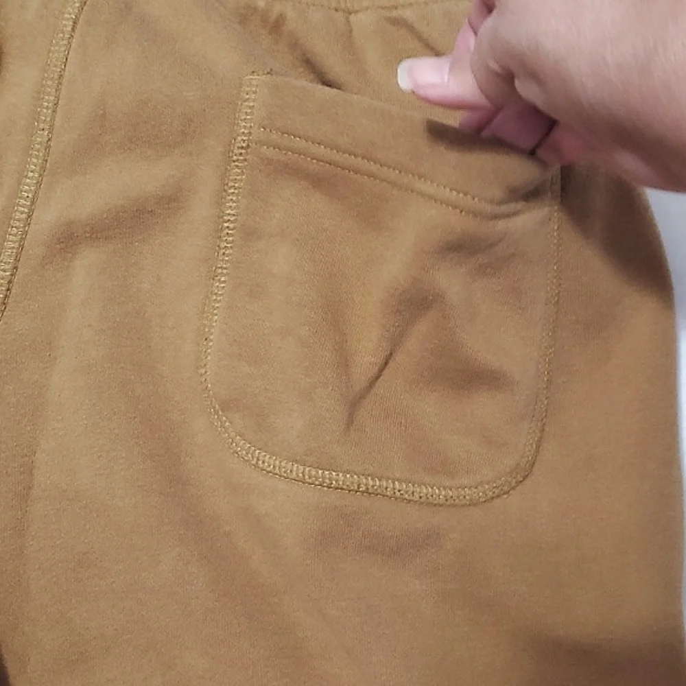 The North Face Tan Sweatpants Joggers Unisex Athleisure Loungewear S